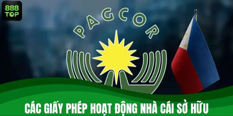 Các giấy phép hoạt động nhà cái đang sở hữu