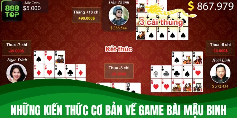 Những kiến thức cơ bản về game bài mậu binh