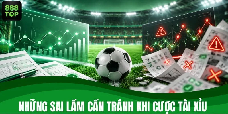 Những sai lầm khi cược tài xỉu cần tránh