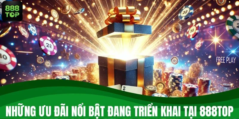 Những ưu đãi nổi bật đang triển khai tại 888TOP